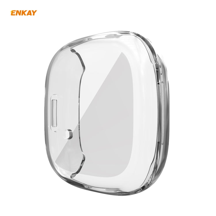 Custodia TPU trasparente per Fitbit Versa 3 e Fitbit Sense
