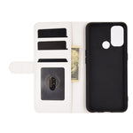 Per OPPO A53 2020/OPPO A32 2020 R64 Texture Custodia protettiva a vibrazione singola orizzontale con supporto e slot per schede e portafoglio e cornice per foto, For OPPO A53 2020