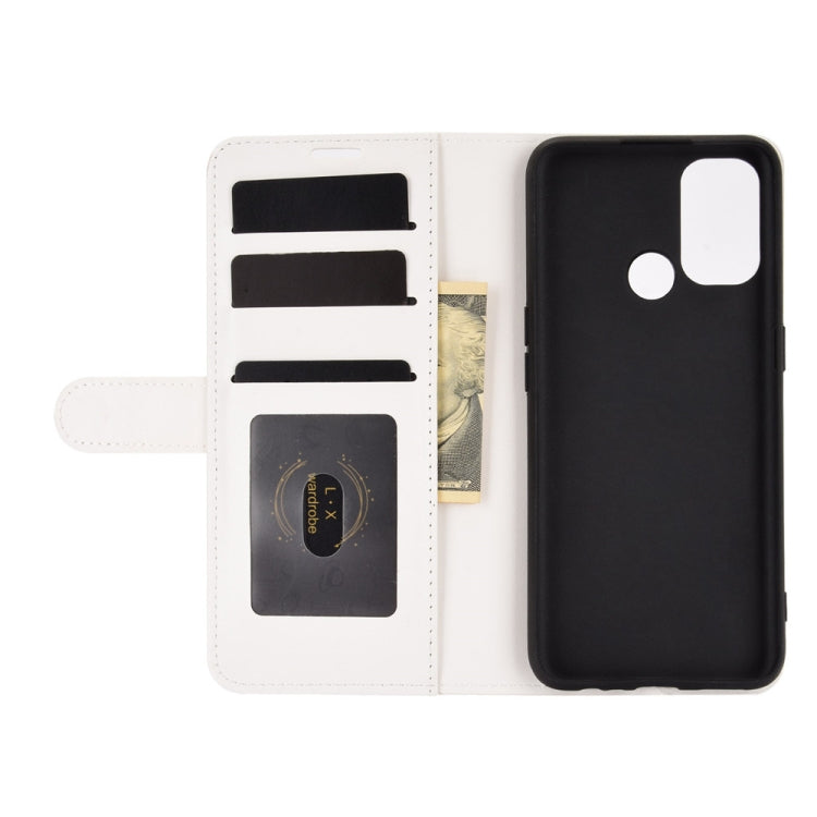 Per OPPO A53 2020/OPPO A32 2020 R64 Texture Custodia protettiva a vibrazione singola orizzontale con supporto e slot per schede e portafoglio e cornice per foto, For OPPO A53 2020