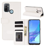 Per OPPO A53 2020/OPPO A32 2020 R64 Texture Custodia protettiva a vibrazione singola orizzontale con supporto e slot per schede e portafoglio e cornice per foto, For OPPO A53 2020