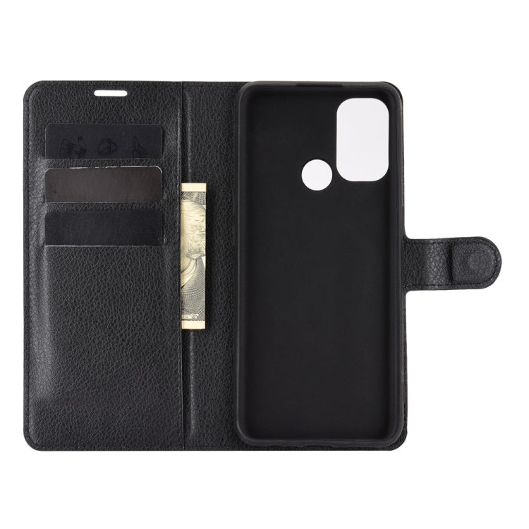 Per OPPO A53 2020/OPPO A32 2020 Litchi Texture Custodia protettiva a vibrazione orizzontale con supporto e slot per schede e portafoglio, For OPPO A53 2020