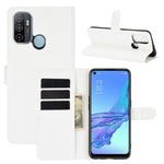 Per OPPO A53 2020/OPPO A32 2020 Litchi Texture Custodia protettiva a vibrazione orizzontale con supporto e slot per schede e portafoglio, For OPPO A53 2020