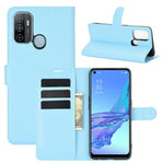 Per OPPO A53 2020/OPPO A32 2020 Litchi Texture Custodia protettiva a vibrazione orizzontale con supporto e slot per schede e portafoglio, For OPPO A53 2020