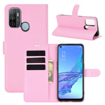 Per OPPO A53 2020/OPPO A32 2020 Litchi Texture Custodia protettiva a vibrazione orizzontale con supporto e slot per schede e portafoglio, For OPPO A53 2020