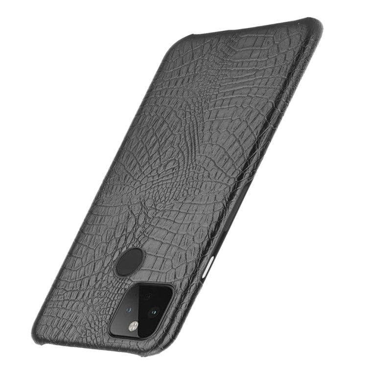 Per Google Pixel 4a 5G Custodia antiurto in coccodrillo Texture PC + PU, For Google Pixel 4a 5G