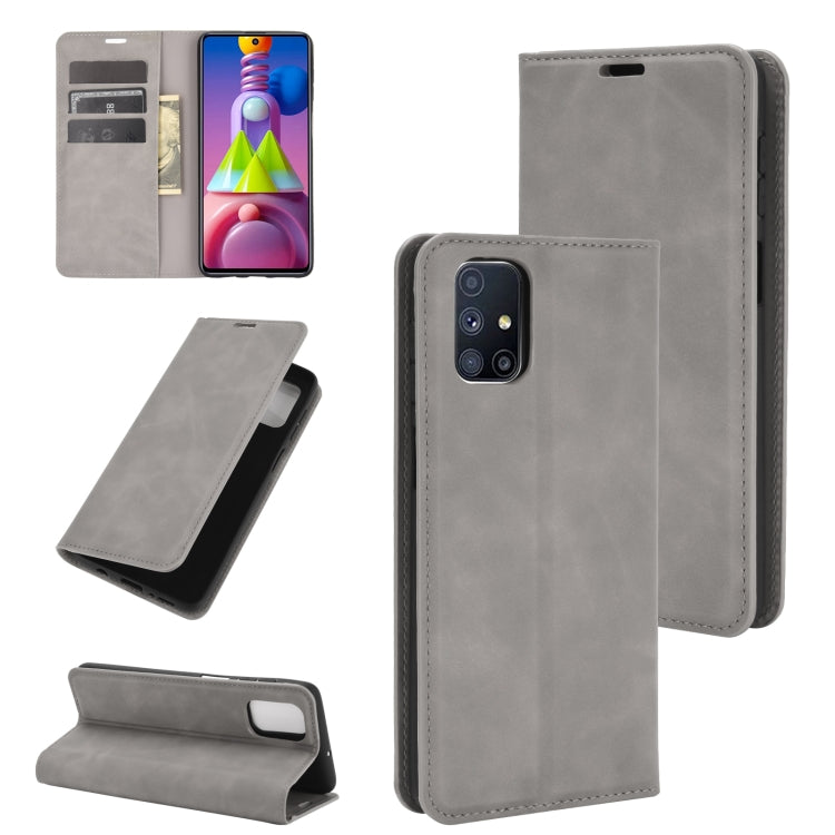 Custodia portafoglio in pelle per Samsung Galaxy M51