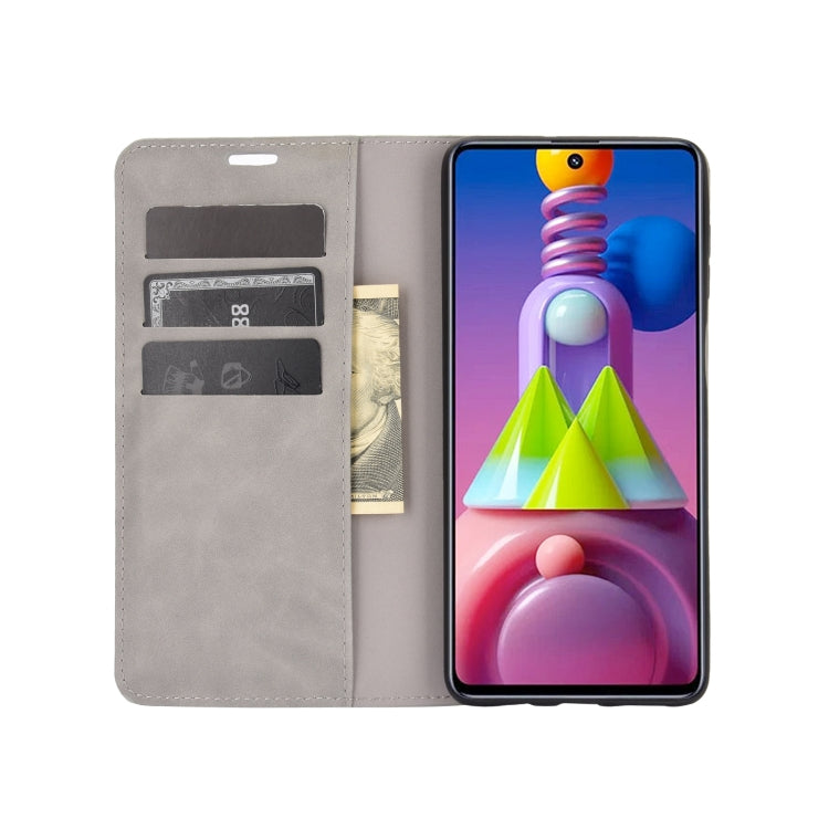 Custodia portafoglio in pelle per Samsung Galaxy M51
