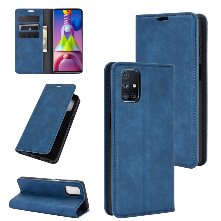 Custodia portafoglio in pelle per Samsung Galaxy M51