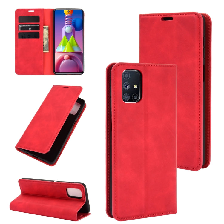Custodia portafoglio in pelle per Samsung Galaxy M51