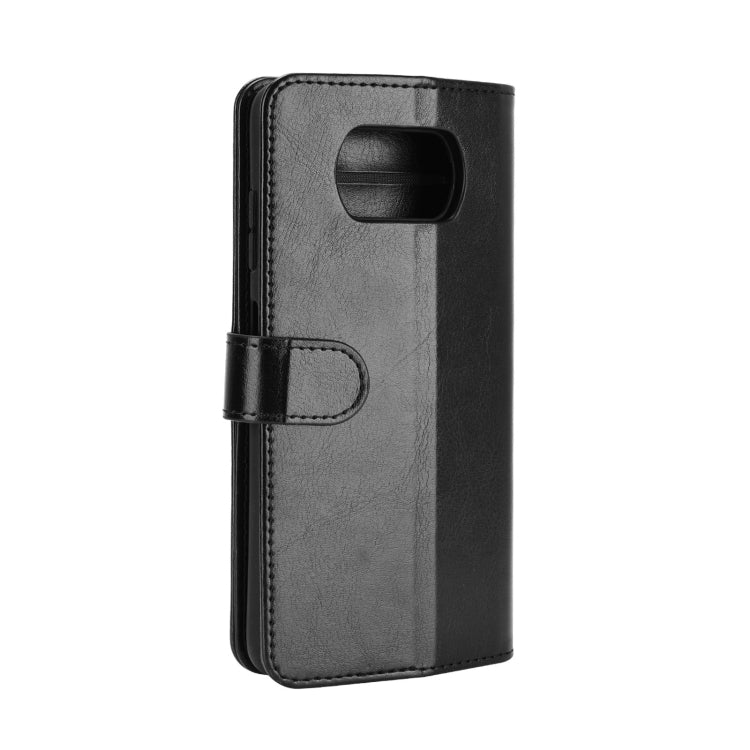 Per Xiaomi Poco X3 R64 Texture Custodia protettiva a vibrazione orizzontale singola con supporto e slot per schede e portafoglio e cornice per foto, For Xiaomi Poco X3