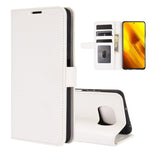 Per Xiaomi Poco X3 R64 Texture Custodia protettiva a vibrazione orizzontale singola con supporto e slot per schede e portafoglio e cornice per foto, For Xiaomi Poco X3