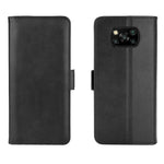 Per Xiaomi Poco X3/X3 NFC custodia in pelle a vibrazione orizzontale con fibbia magnetica a doppio lato con supporto e slot per schede e portafoglio, For Xiaomi Poco X3