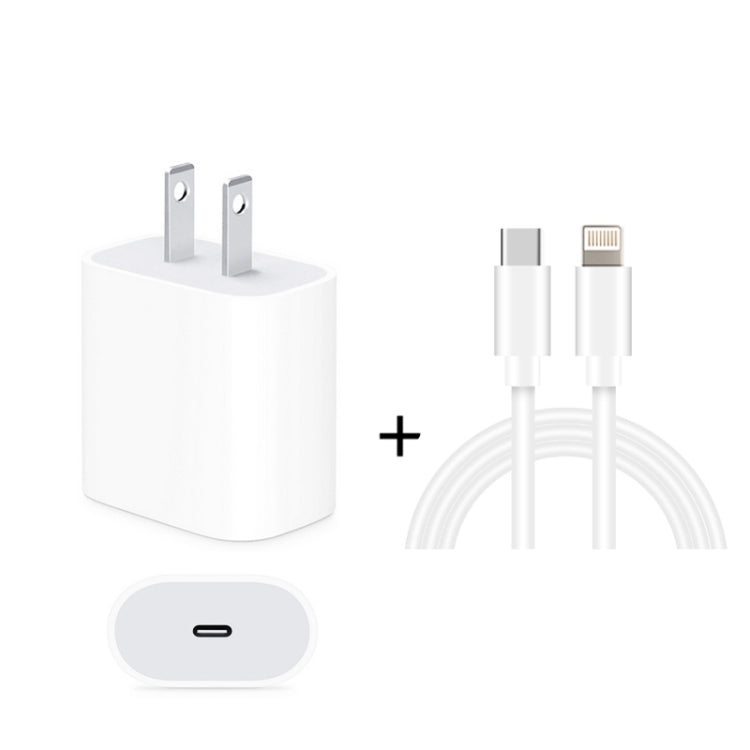 Caricatore da viaggio USB-C PD 20W con cavo dati da 1 m