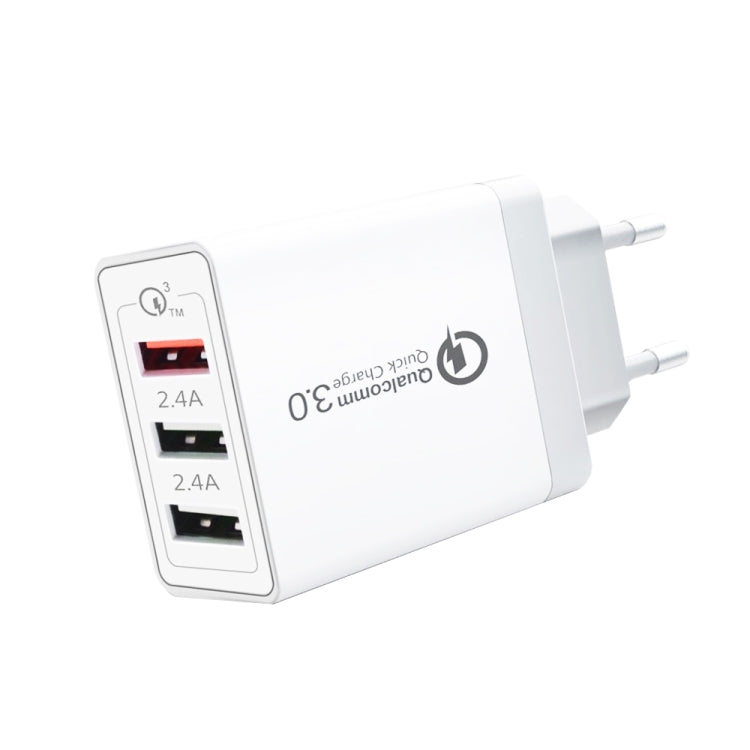 Caricabatterie rapido 30W QC 3.0 doppia USB EU Plug