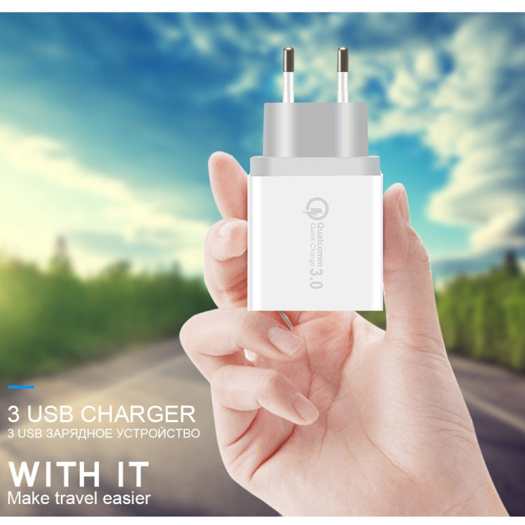 Caricabatterie rapido 30W QC 3.0 doppia USB EU Plug