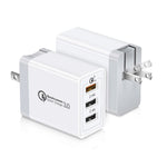 Caricabatterie rapido 30W USB QC 3.0 con cavo Micro USB 1m
