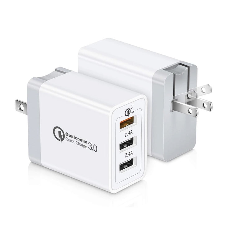 Caricabatterie rapido 30W USB QC 3.0 con cavo Micro USB 1m