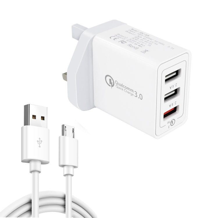 Cavo USB a Micro USB QC 3.0 da 30 W con doppia porta USB
