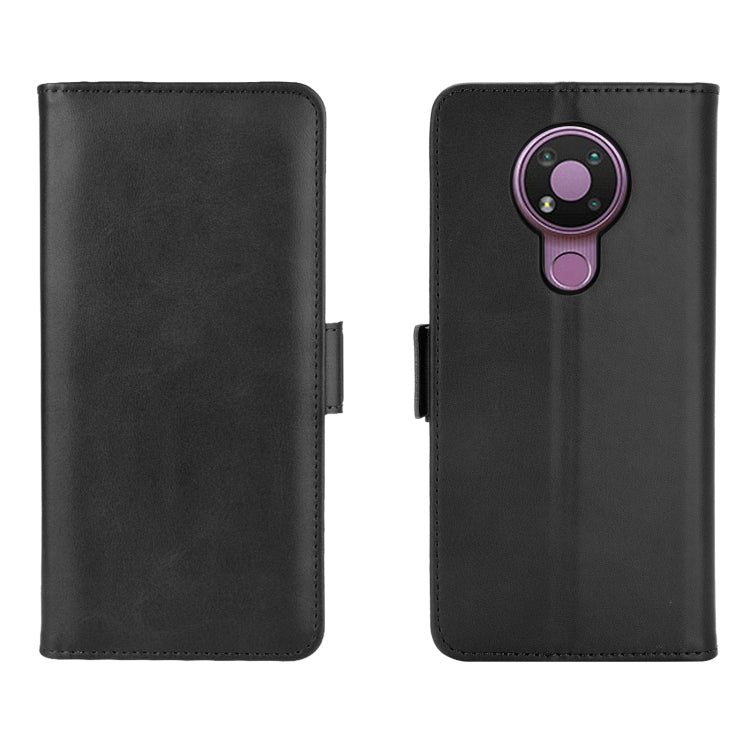 Per Nokia 3.4 Custodia in pelle a vibrazione orizzontale con fibbia magnetica a doppio lato con supporto, slot per schede e portafoglio, For Nokia 3.4