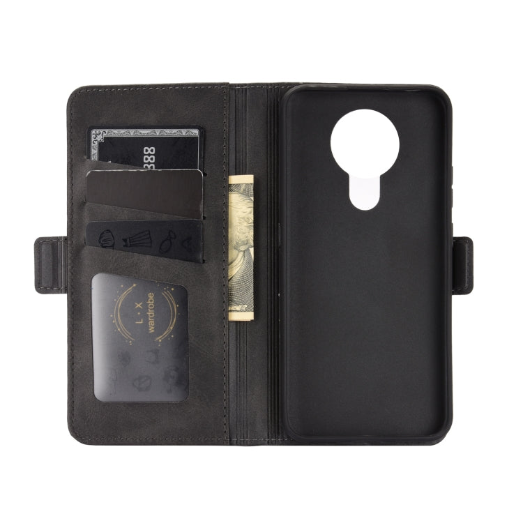 Per Nokia 3.4 Custodia in pelle a vibrazione orizzontale con fibbia magnetica a doppio lato con supporto, slot per schede e portafoglio, For Nokia 3.4