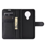 Per Nokia 3.4 Litchi Texture Custodia protettiva a vibrazione orizzontale con supporto, slot per schede e portafoglio, For Nokia 3.4