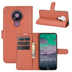 Per Nokia 3.4 Litchi Texture Custodia protettiva a vibrazione orizzontale con supporto, slot per schede e portafoglio, For Nokia 3.4