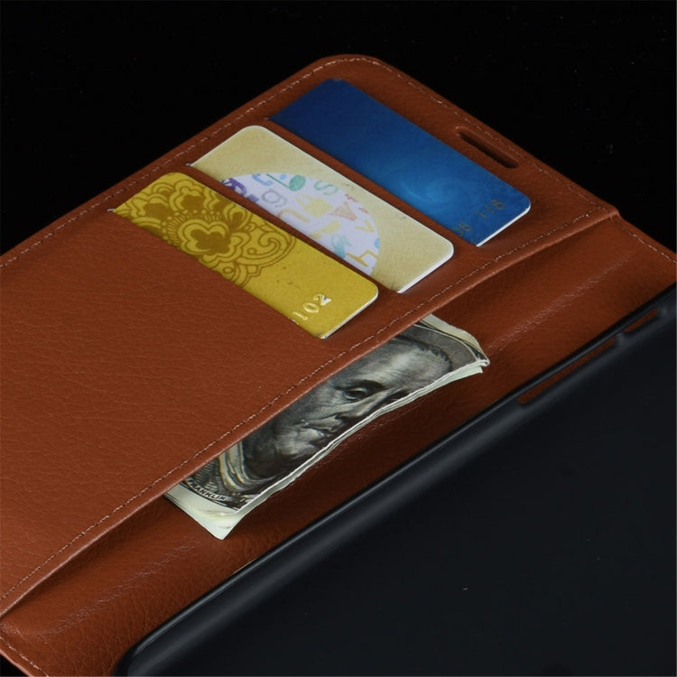 Per Nokia 3.4 Litchi Texture Custodia protettiva a vibrazione orizzontale con supporto, slot per schede e portafoglio, For Nokia 3.4