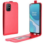 Per OnePlus 8T R64 Texture Custodia protettiva in pelle a vibrazione verticale singola con slot per schede e cornice per foto, For OnePlus 8T