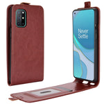 Per OnePlus 8T R64 Texture Custodia protettiva in pelle a vibrazione verticale singola con slot per schede e cornice per foto, For OnePlus 8T