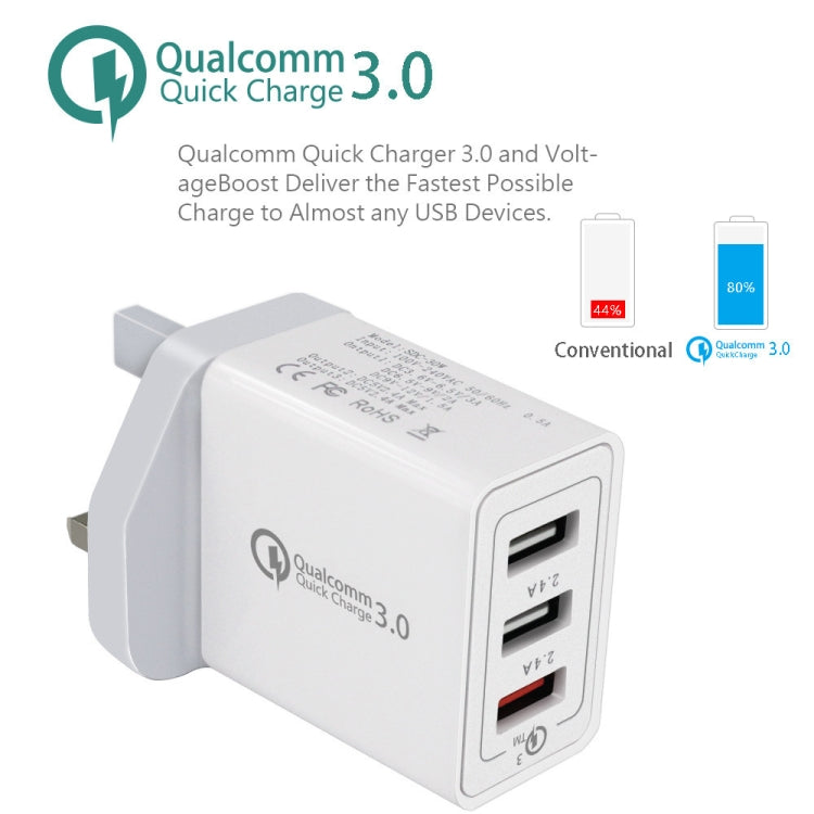 Cavo USB-C 2 in 1 con caricatore QC 3.0 da 30 W, 1 m - immagine 2