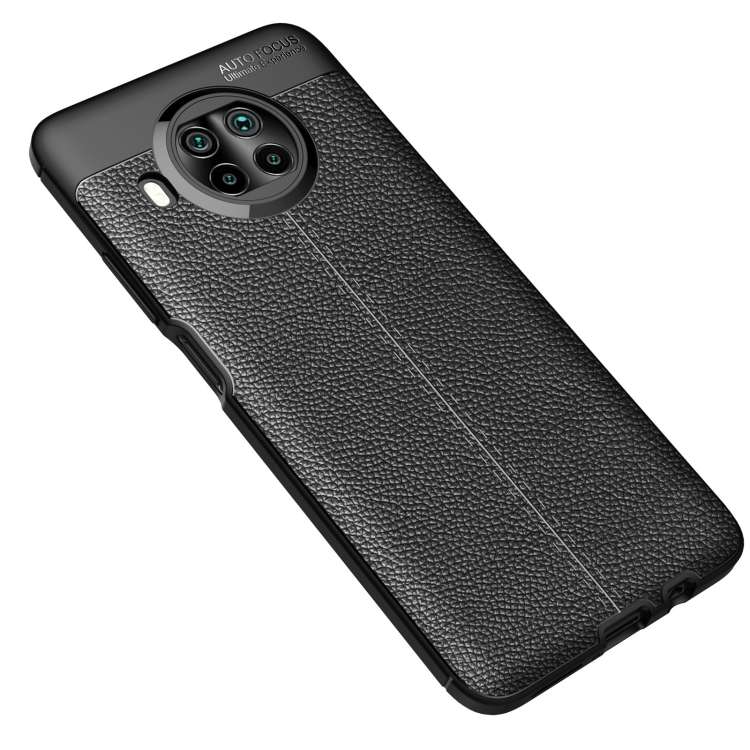 Custodia antiurto in TPU con texture Litchi, For Xiaomi Mi 10T Lite