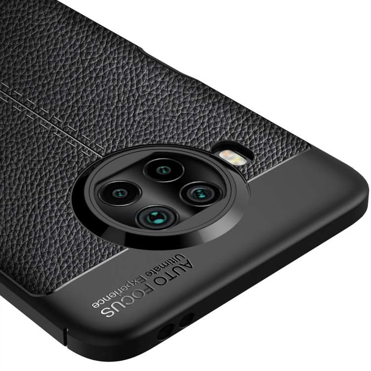 Custodia antiurto in TPU con texture Litchi, For Xiaomi Mi 10T Lite