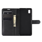 Per ZTE Blade L210 Litchi Texture Custodia protettiva a vibrazione orizzontale con supporto, slot per schede e portafoglio, For ZTE Blade L210