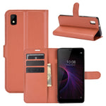Per ZTE Blade L210 Litchi Texture Custodia protettiva a vibrazione orizzontale con supporto, slot per schede e portafoglio, For ZTE Blade L210