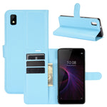 Per ZTE Blade L210 Litchi Texture Custodia protettiva a vibrazione orizzontale con supporto, slot per schede e portafoglio, For ZTE Blade L210