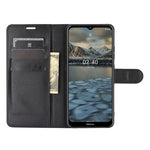 Per Nokia 2.4 Litchi Texture Custodia protettiva a vibrazione orizzontale con supporto, slot per schede e portafoglio, For Nokia 2.4