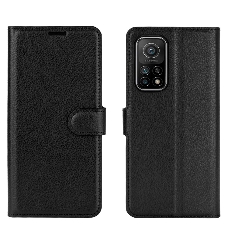 Per Xiaomi Mi 10T / 10T Pro Litchi Texture Custodia protettiva a vibrazione orizzontale con supporto e slot per schede e portafoglio, For Xiaomi Mi 10T