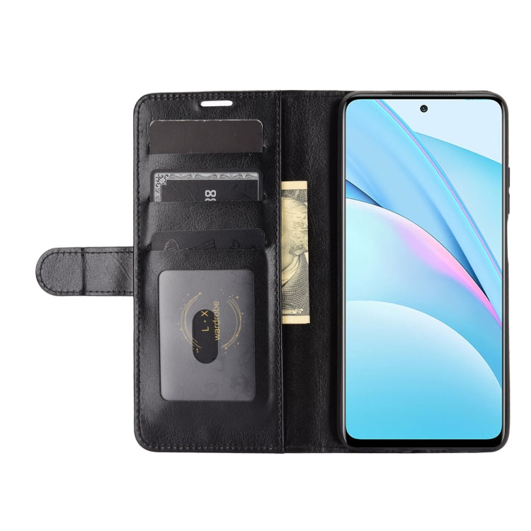 Per Xiaomi Mi 10T Lite R64 Texture Custodia protettiva a vibrazione orizzontale singola con supporto e slot per schede e portafogli e cornice per foto, For Xiaomi Mi 10T Lite