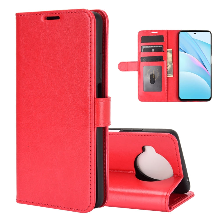 Per Xiaomi Mi 10T Lite R64 Texture Custodia protettiva a vibrazione orizzontale singola con supporto e slot per schede e portafogli e cornice per foto, For Xiaomi Mi 10T Lite