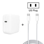 Caricabatterie USB-C 30W PD3.0 con cavo 1m US Plug