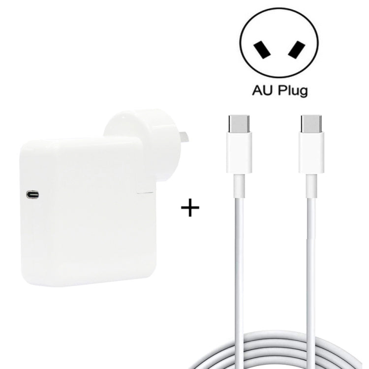 Set cavi ricarica rapida USB-C PD 30W 2m con spina AU