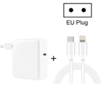 Caricabatterie USB-C 30W PD3.0 con cavo da 1 m e spina UE