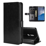 Per Nokia C3 R64 Texture Custodia protettiva a vibrazione orizzontale singola con supporto e slot per schede e portafoglio e cornice per foto, For Nokia C3