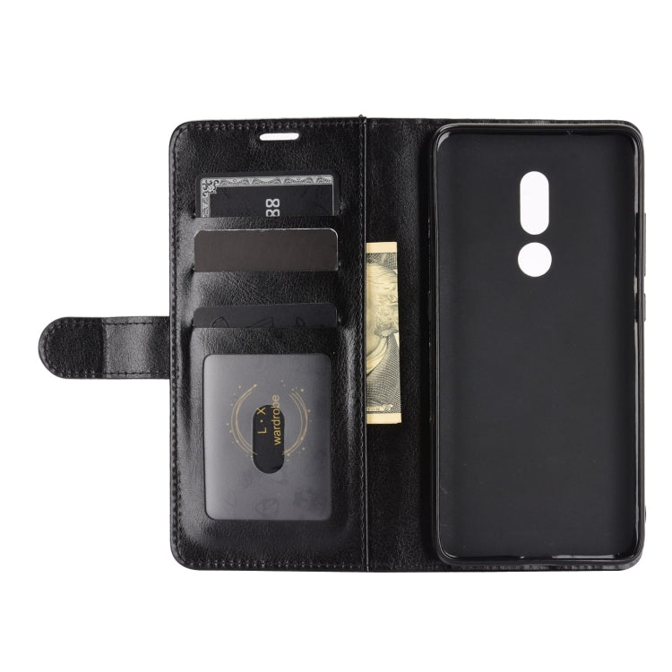 Per Nokia C3 R64 Texture Custodia protettiva a vibrazione orizzontale singola con supporto e slot per schede e portafoglio e cornice per foto, For Nokia C3