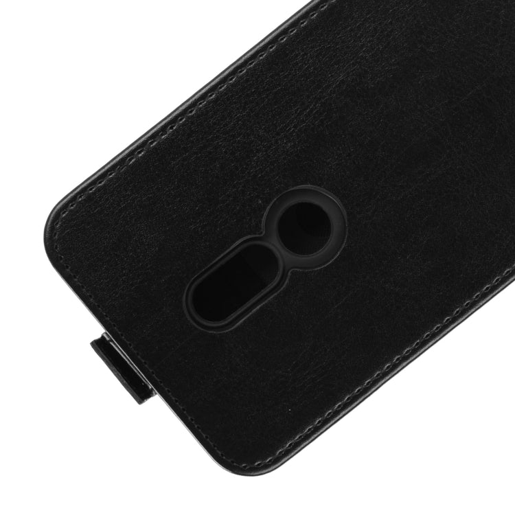 Per Nokia C3 R64 Texture Custodia protettiva in pelle a vibrazione verticale singola con slot per schede e cornice per foto, For Nokia C3