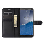 Per Nokia C3 Litchi Texture orizzontale Flip custodia in pelle con supporto e slot per schede e portafoglio, For Nokia C3