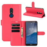 Per Nokia C3 Litchi Texture orizzontale Flip custodia in pelle con supporto e slot per schede e portafoglio, For Nokia C3
