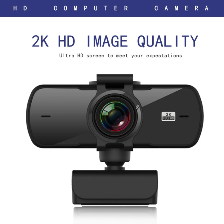 Webcam USB 2K Full HD con microfono e messa a fuoco automatica