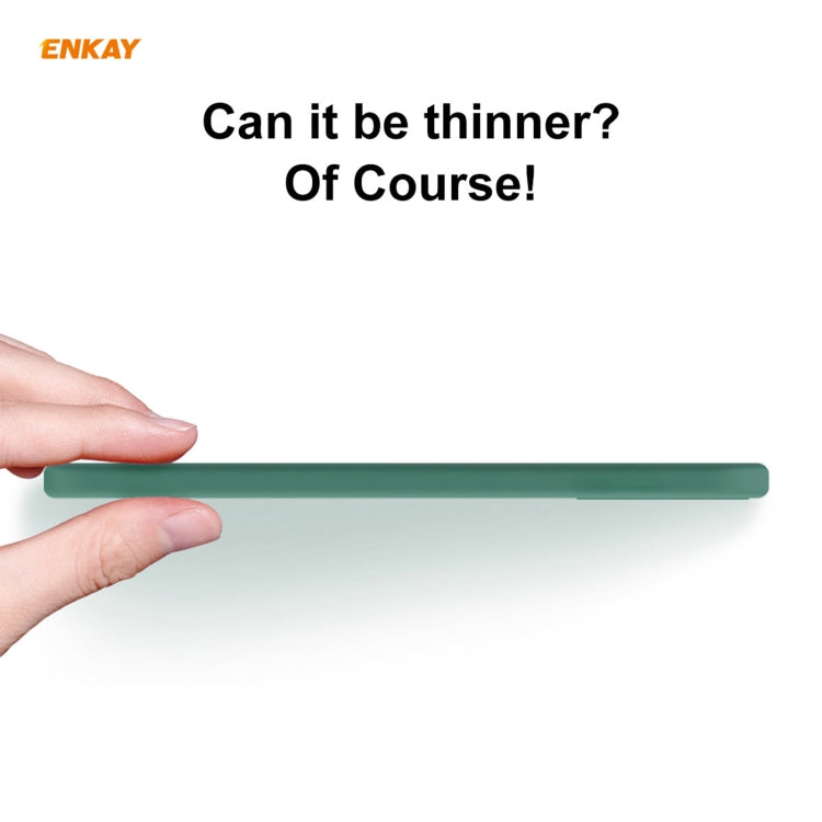 Per Xiaomi Mi 10 Pro 5G Hat-Prince ENKAY ENK-PC076 Custodia protettiva antiurto in silicone liquido con bordo dritto, For Xiaomi Mi 10 Pro 5G