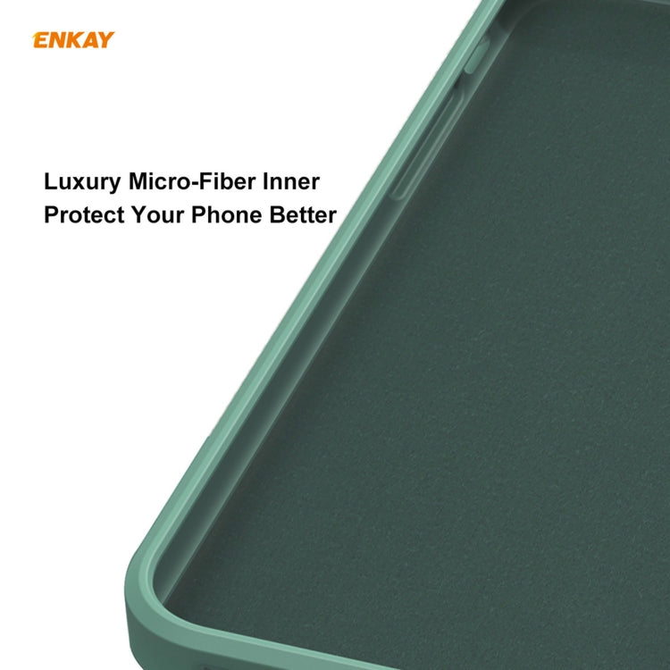 Per Xiaomi Mi 10 Pro 5G Hat-Prince ENKAY ENK-PC076 Custodia protettiva antiurto in silicone liquido con bordo dritto, For Xiaomi Mi 10 Pro 5G